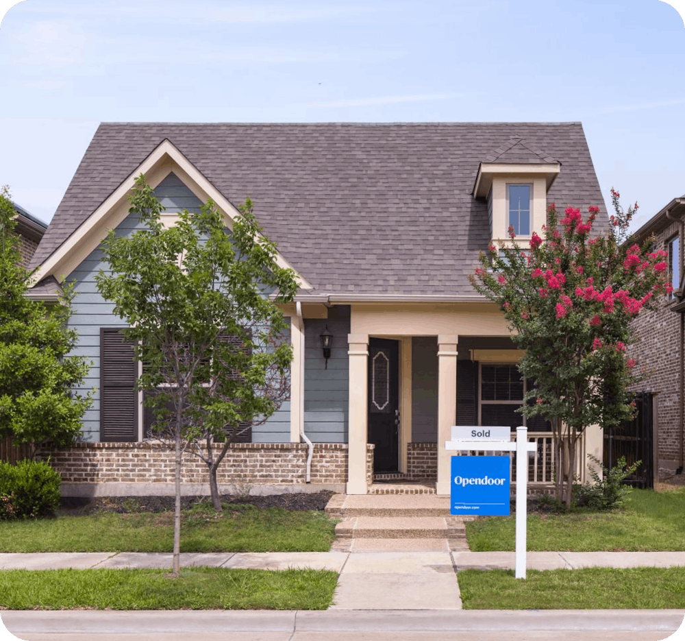 Home with Opendoor signage